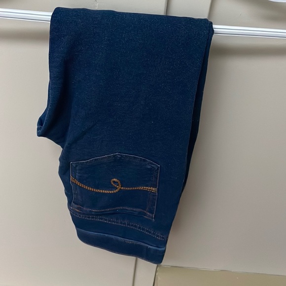 JUSTICE NAVY JEGGINGS - JUSTICE GIRLS SIZE 14 - Picture 1 of 4